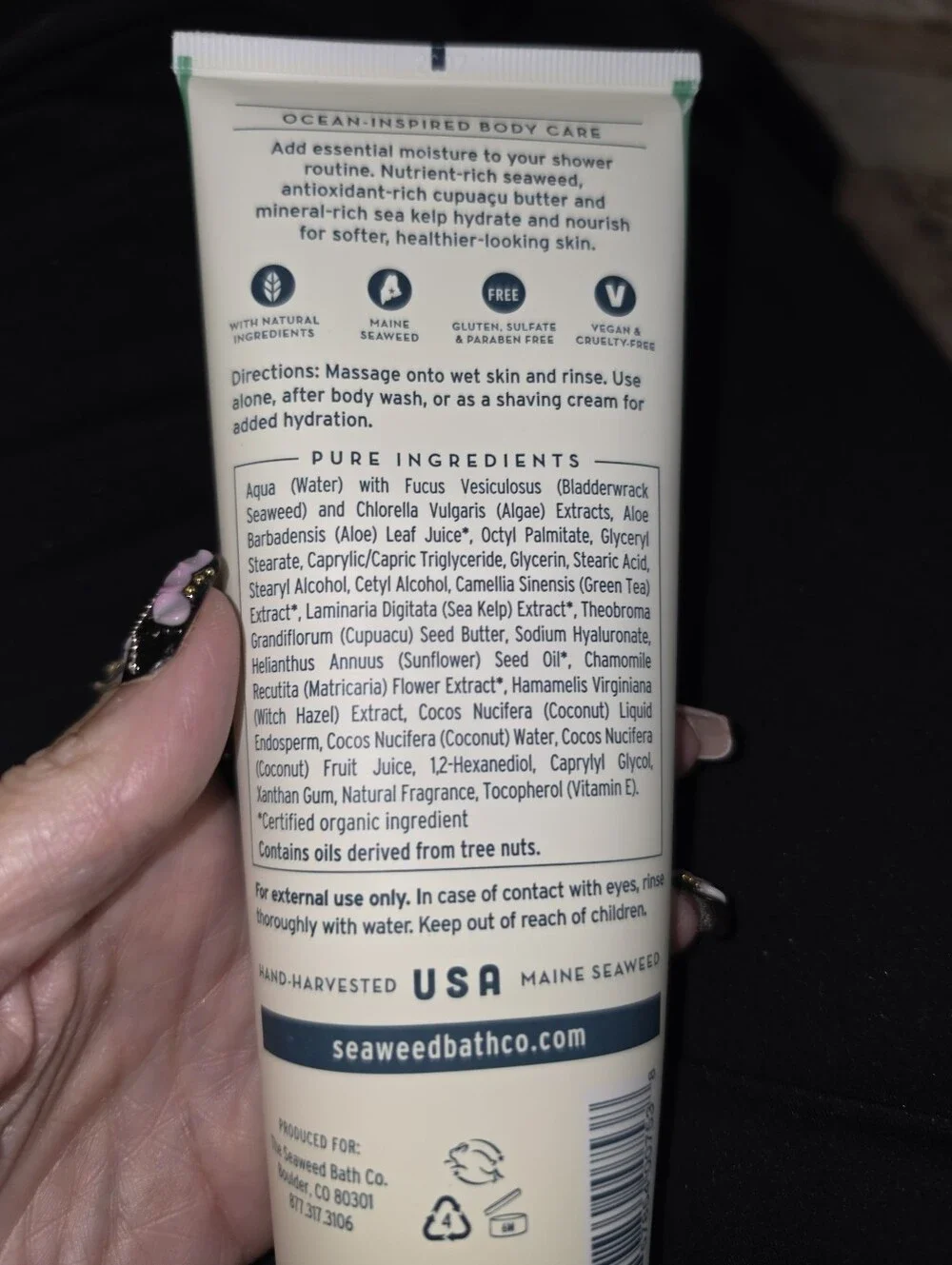 The Seaweed Bath Co. Hydrating In-Shower Body Conditioner - Coconut Water Scent